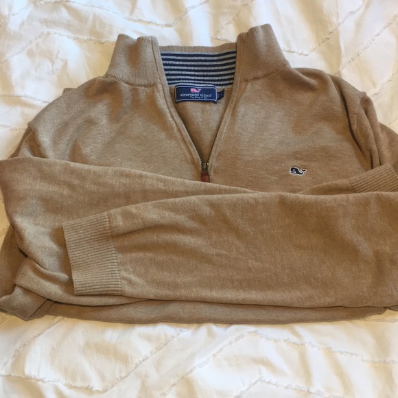 Vineyard Vines Men’s Cotton 1/4 zip size L - Picture 4 of 4